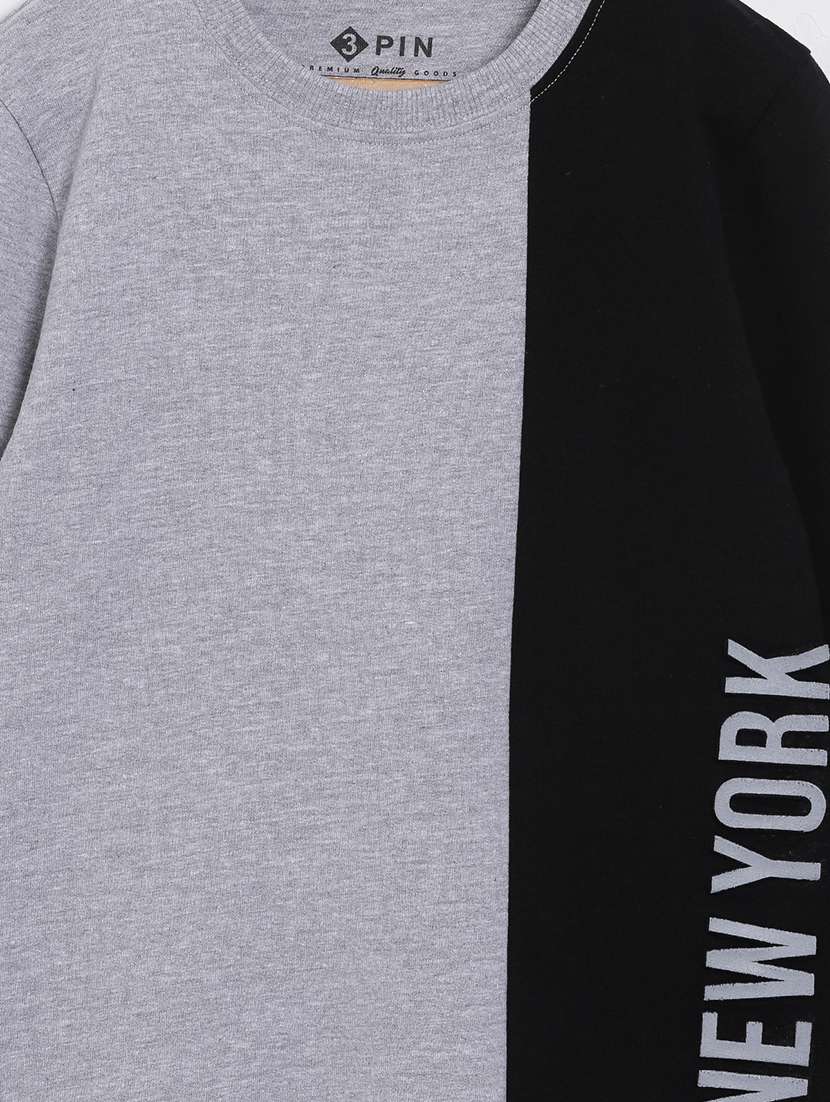 boys color block long sleeve sweatshirt - 21689523 -  Standard Image - 2