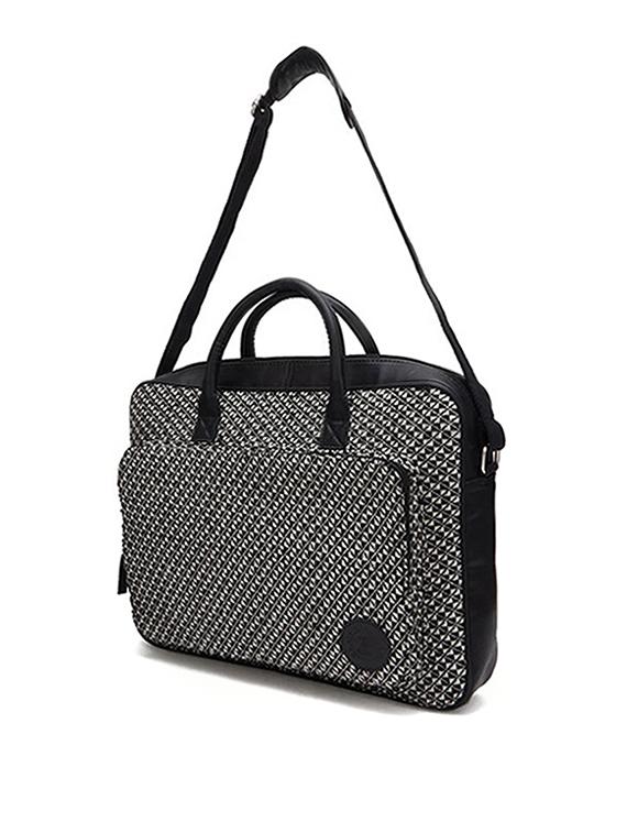 men black printed adjustable strap laptopbag - 21689805 - Standard Image - 2