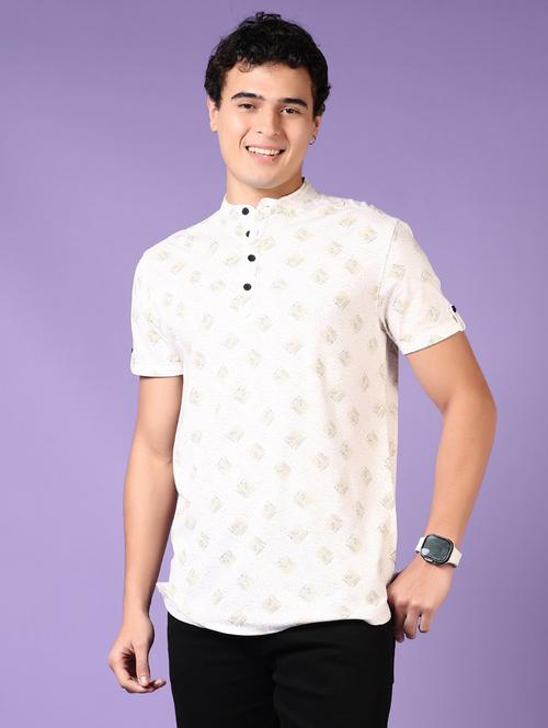 men printed short sleeves t-shirt - 21690659 -  Standard Image - 0