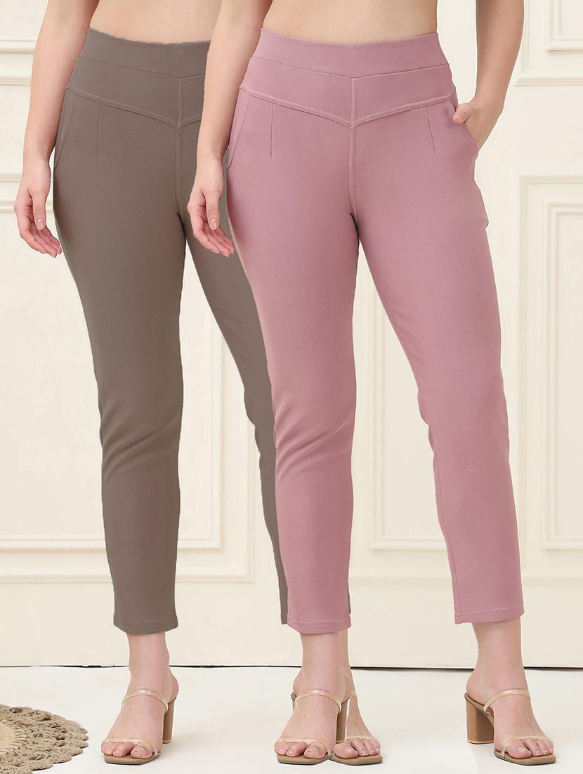 women pack of 2 solid jegging - 21690713 -  Zoom Image - 0