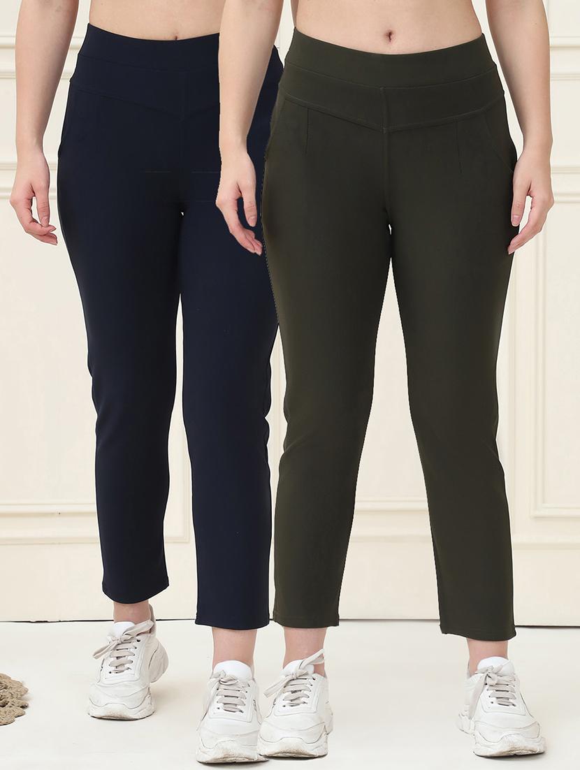 women pack of 2 solid jegging - 21690718 -  Zoom Image - 0
