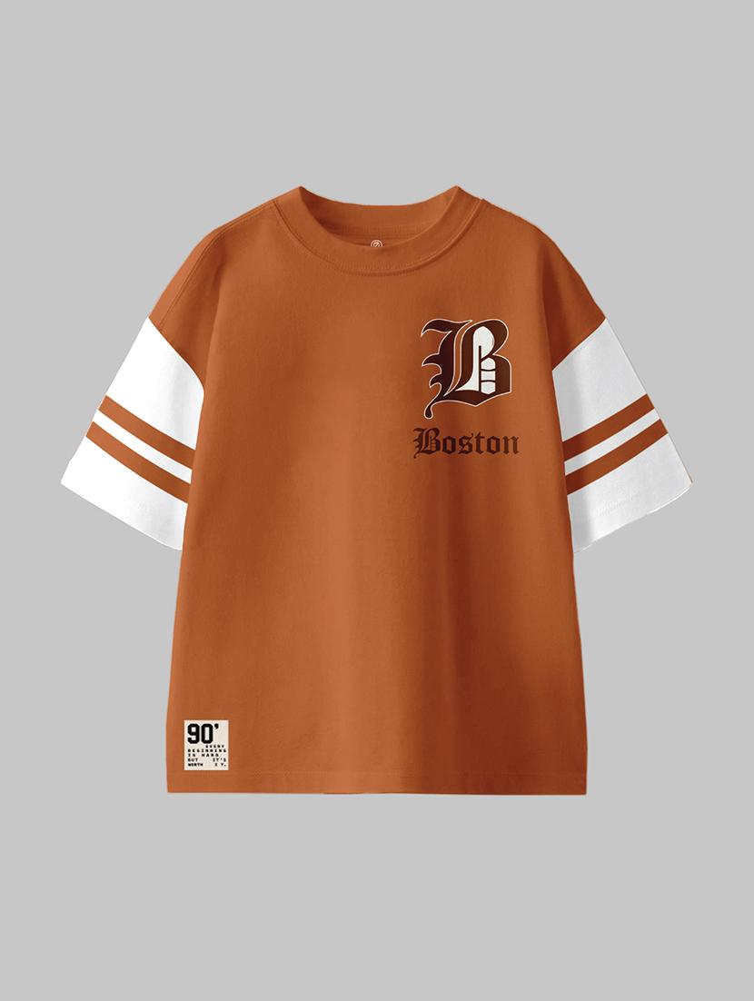 boys color block short sleeve t-shirt - 21690882 - Zoom Image - 0