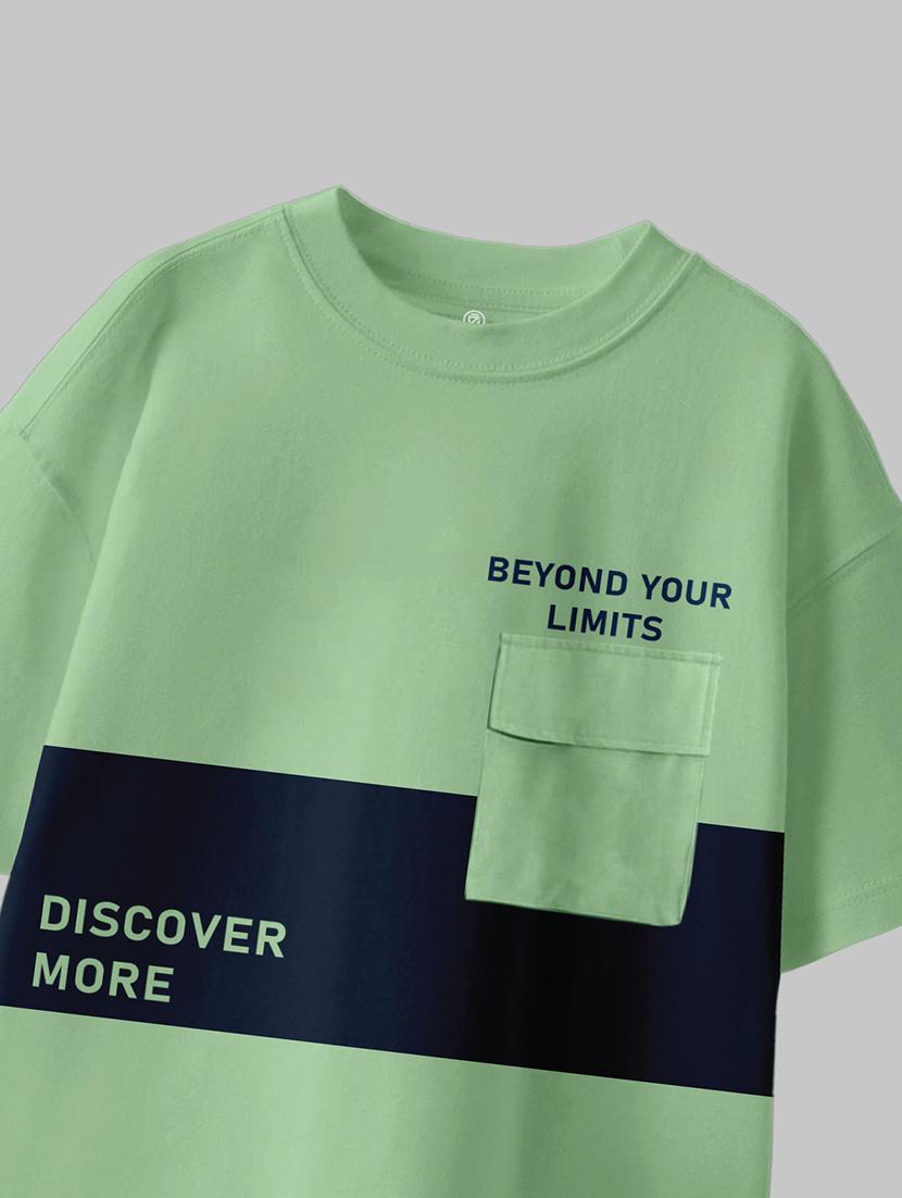 boys color block short sleeve t-shirt - 21690886 - Standard Image - 2