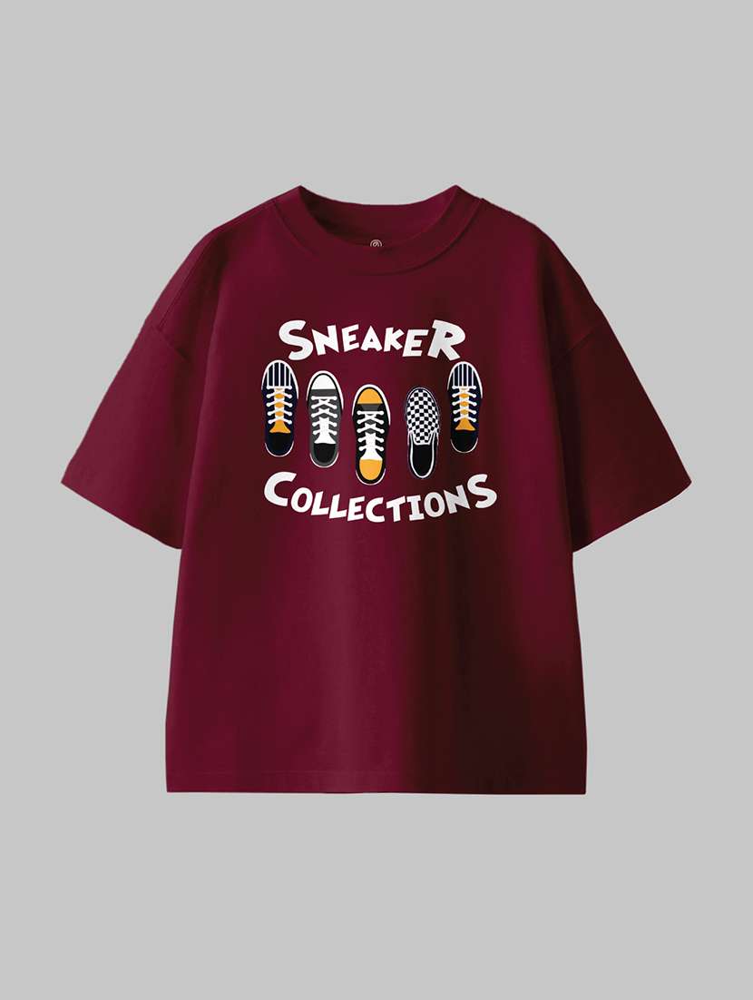 boys front print short sleeve t-shirt