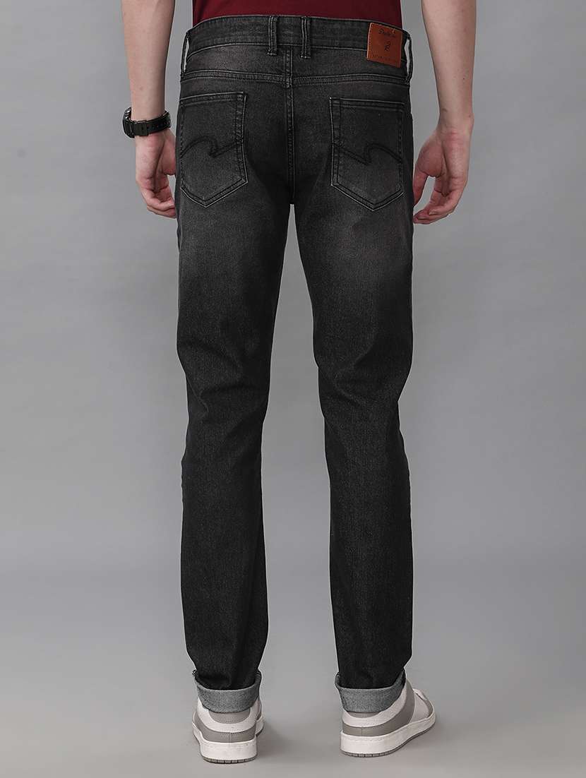 men mid rise slim fit washed jeans - 21690925 -  Standard Image - 2