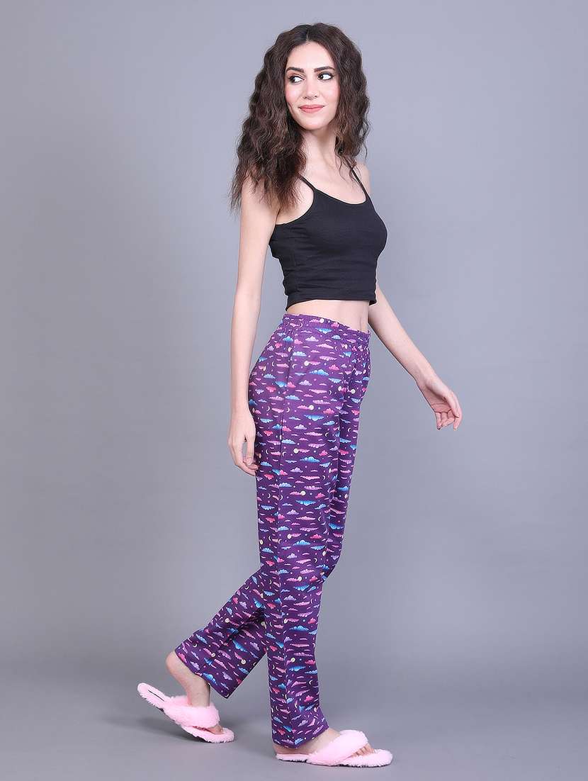 women printed cotton pajama - 21691011 -  Standard Image - 2