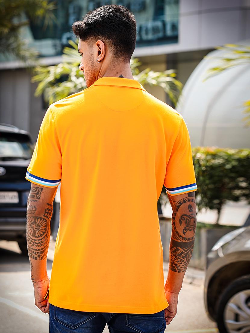 men short sleeves plain polo t-shirt - 21691013 - Standard Image - 2