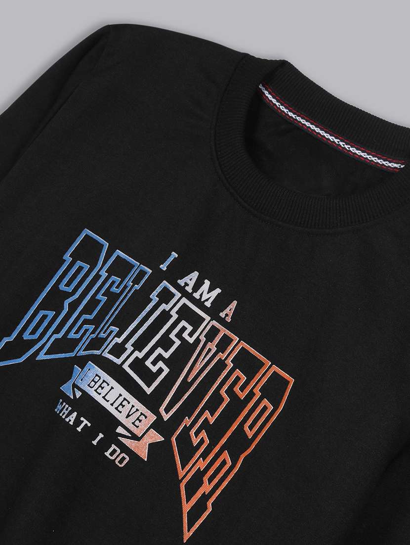 kids long sleeves front print sweatshirt - 21691325 - Standard Image - 2