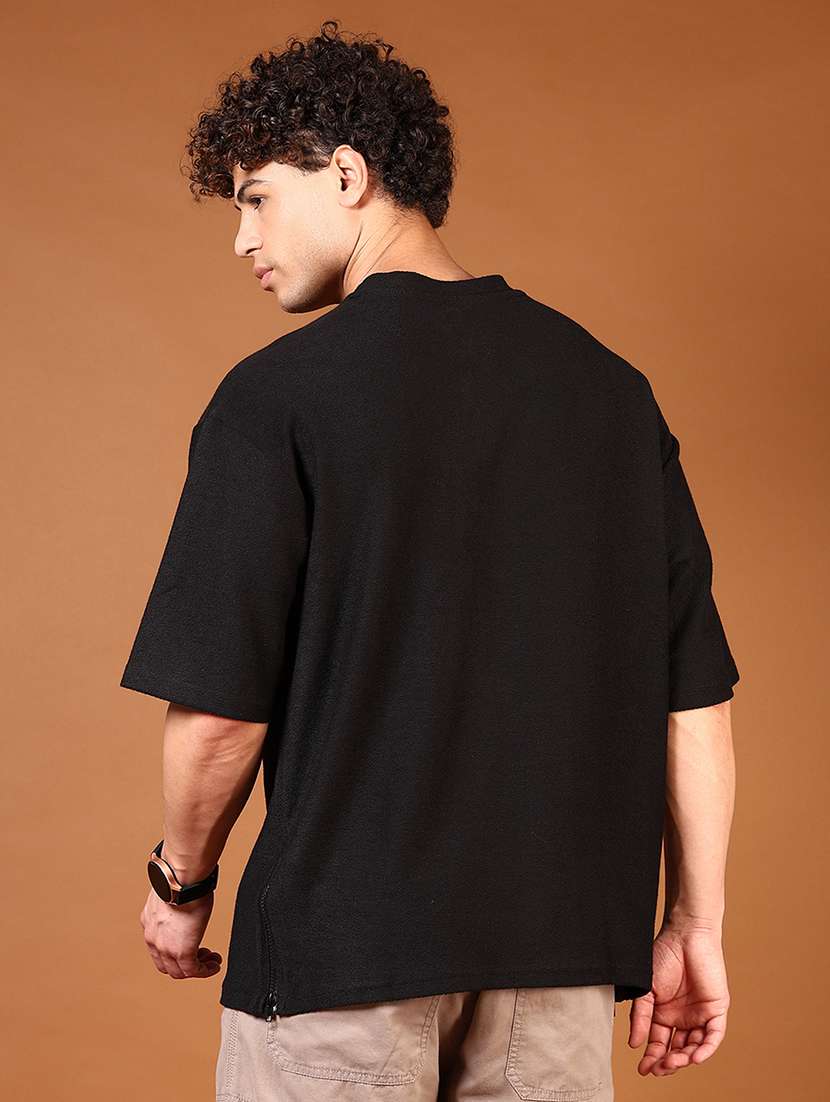 men placement print round neck regular fit t-shirt - 21691367 - Standard Image - 2