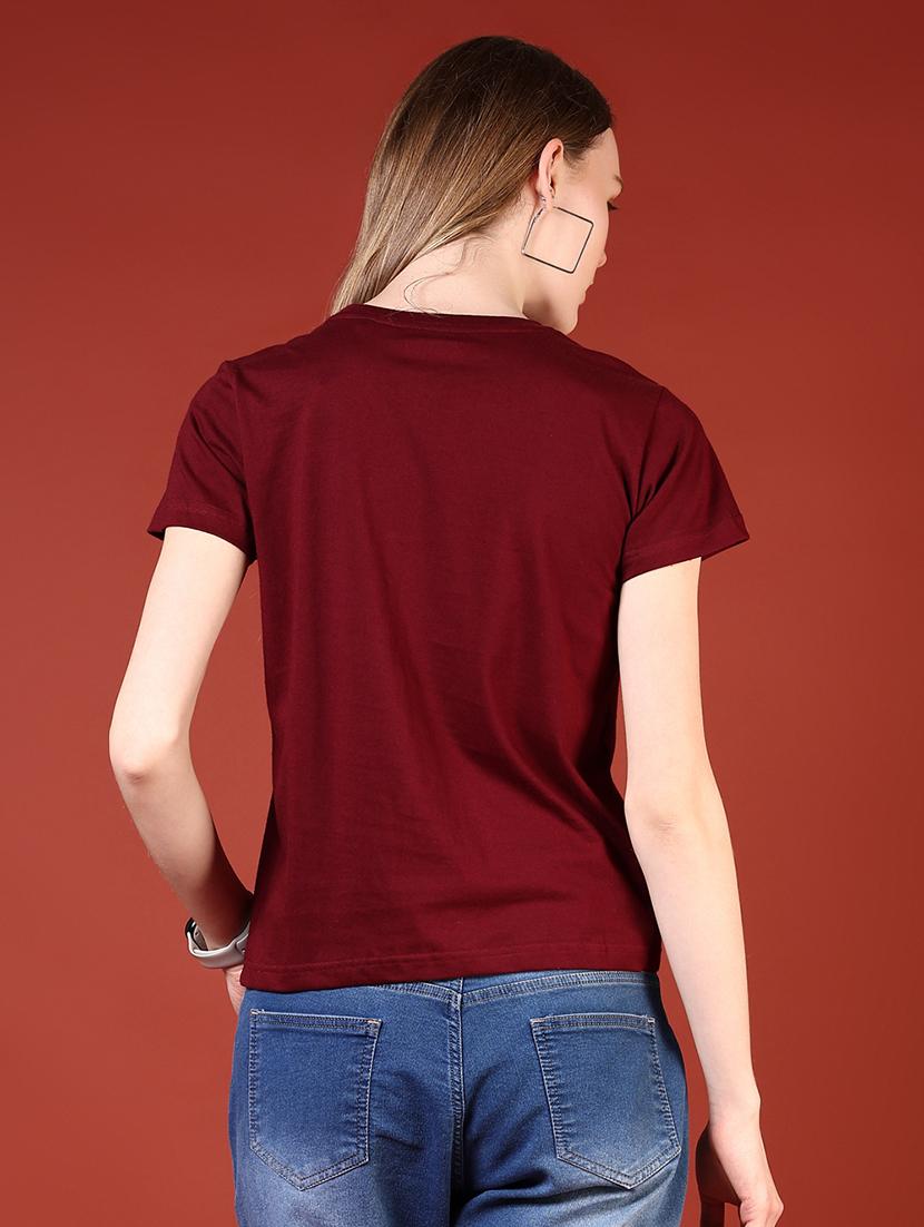 women typographic short sleeve regular fit t-shirt - 21691399 - Standard Image - 2