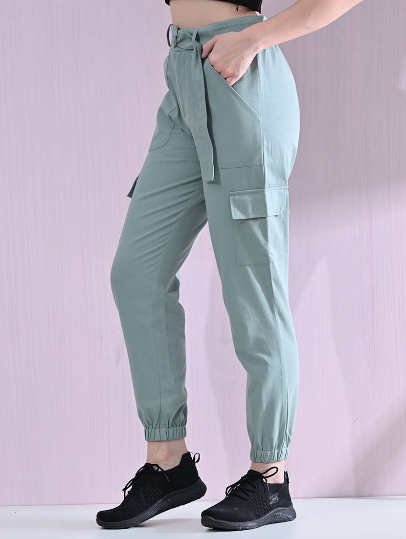 women high rise solid cargo - 21691693 -  Standard Image - 2