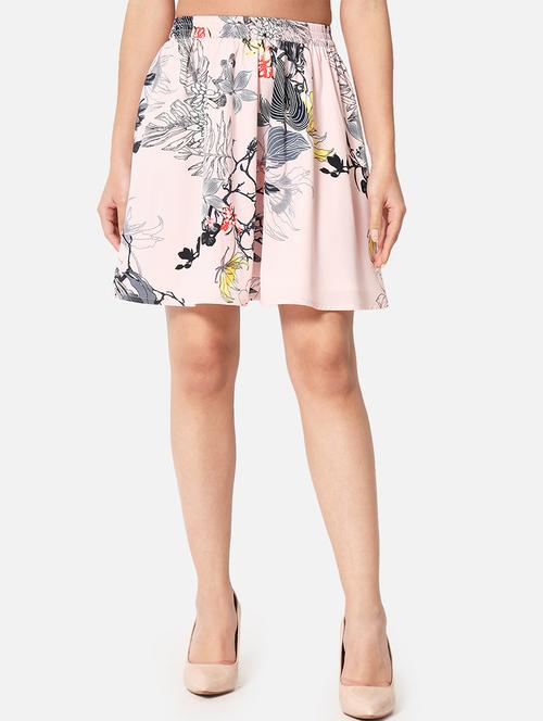 women printed high rise flared skirt - 21691793 - Standard Image - 0