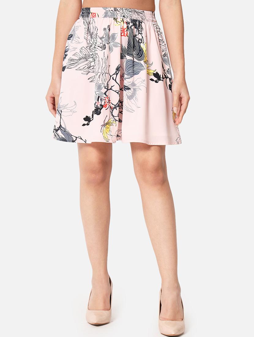 women printed high rise flared skirt - 21691793 - Zoom Image - 0