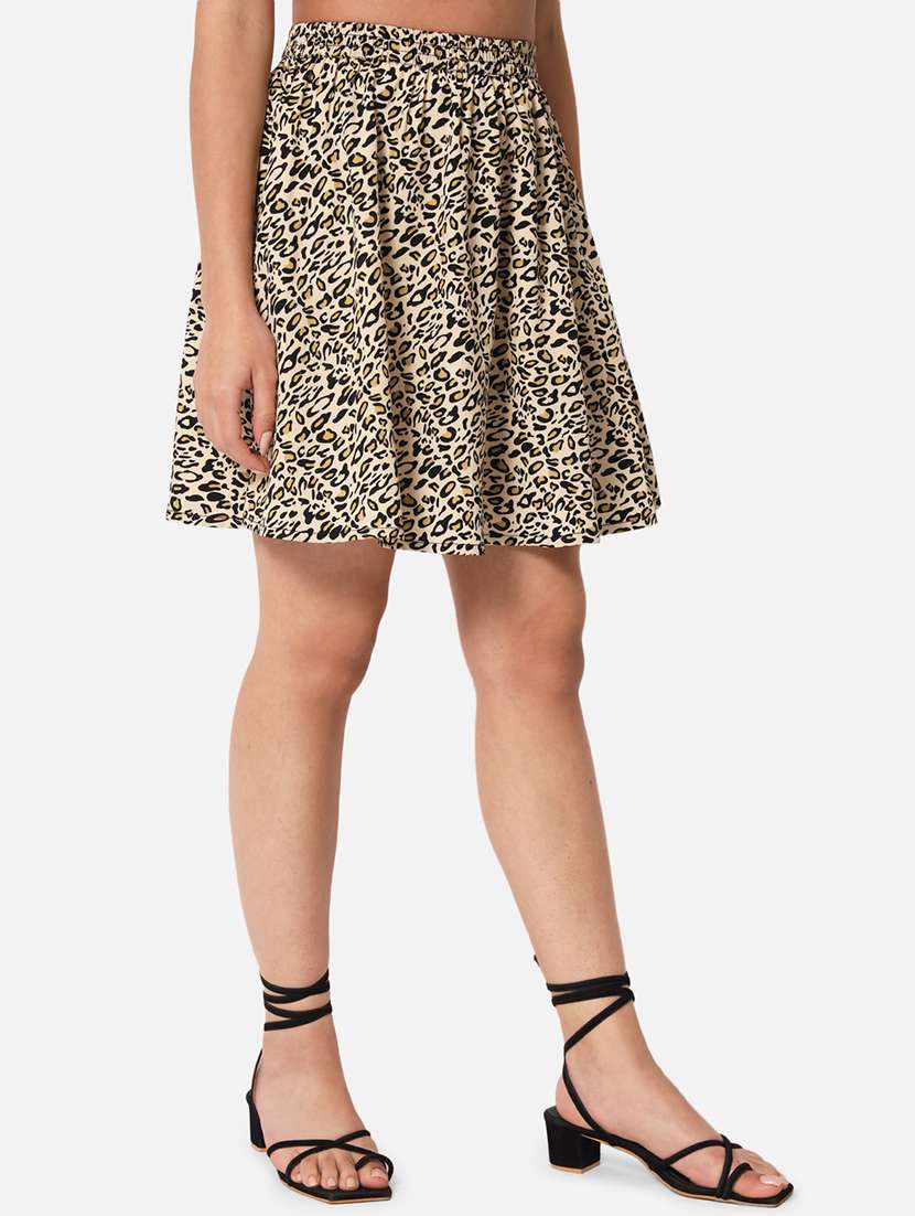 women printed high rise flared skirt - 21691795 -  Standard Image - 2
