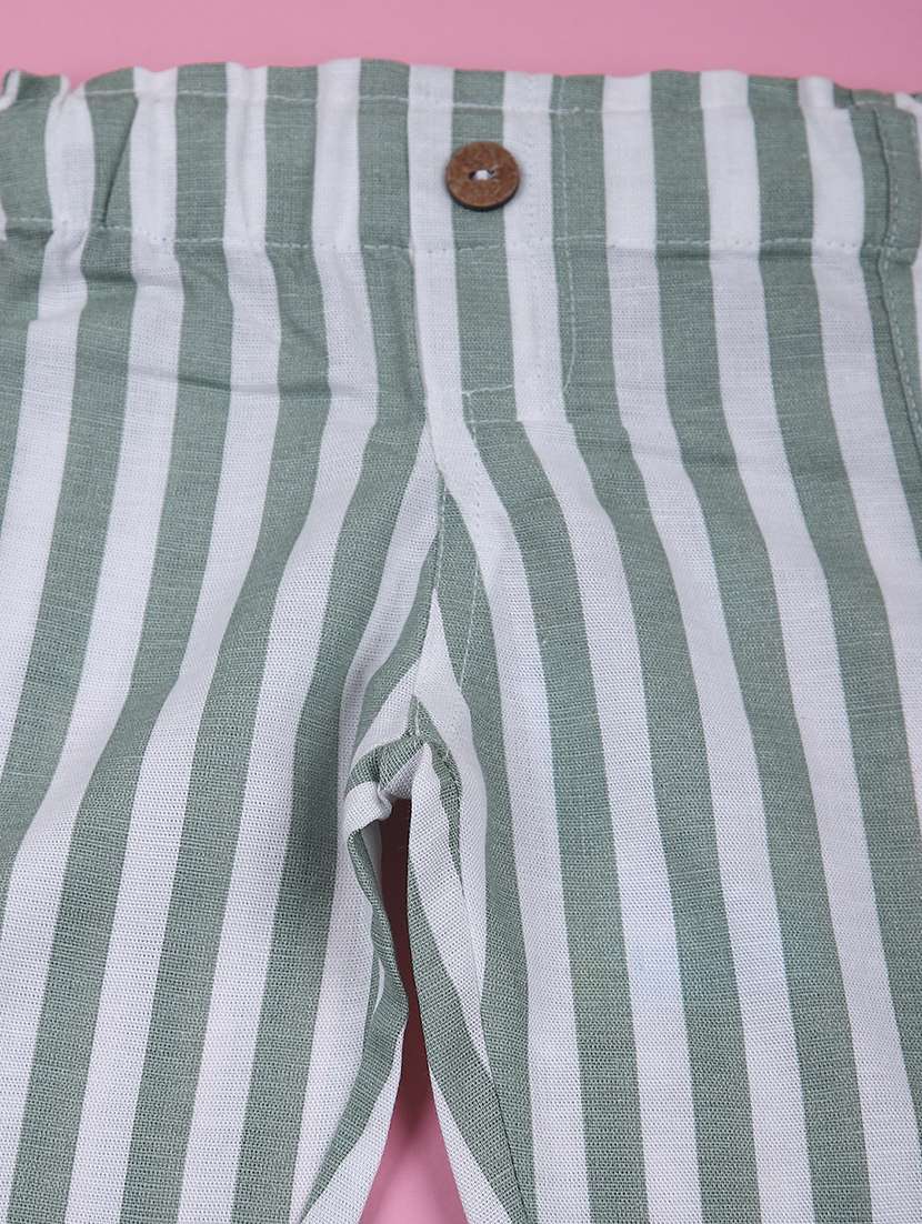 bous striped mid rise chinos - 21691852 - Standard Image - 2