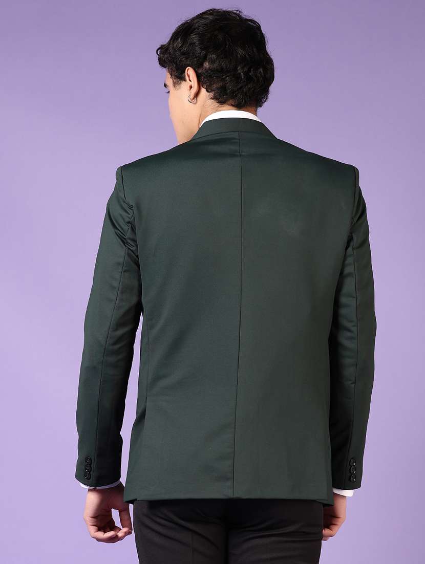 Men Solid Single Breasted Casual Blazer - 21691906 -  Standard Image - 2