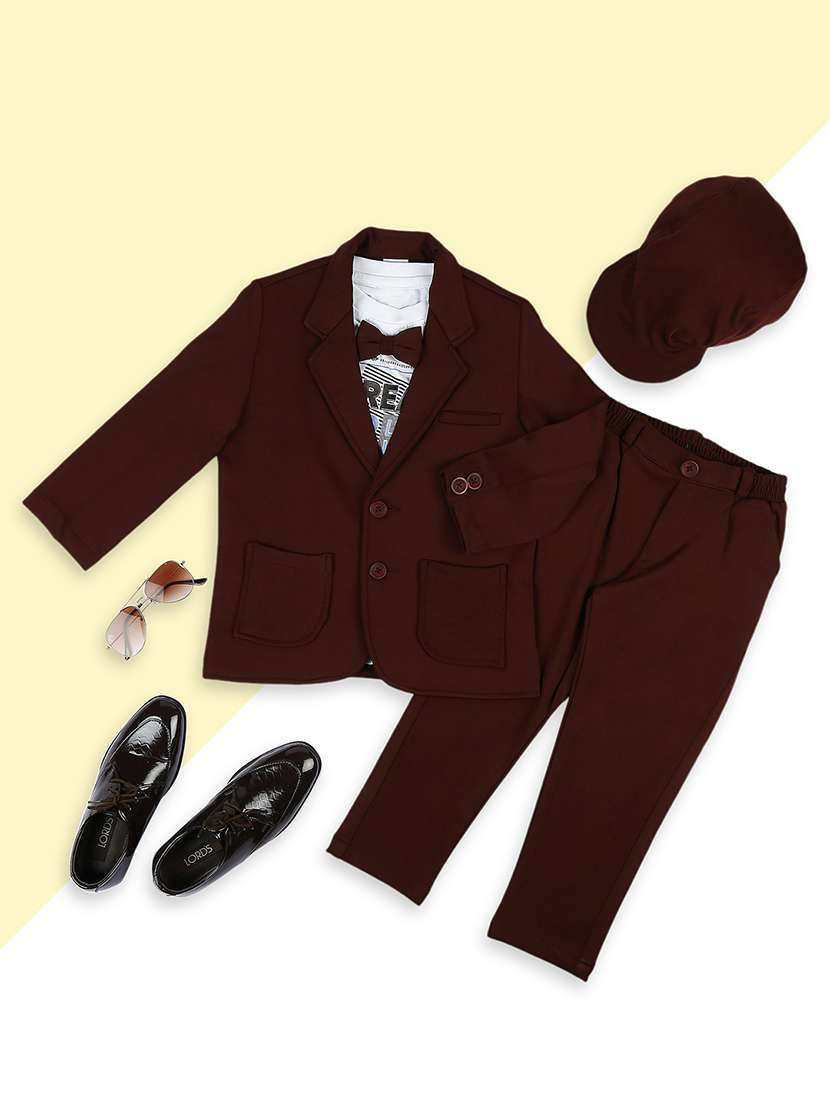 boys party wear 3 piece suit set