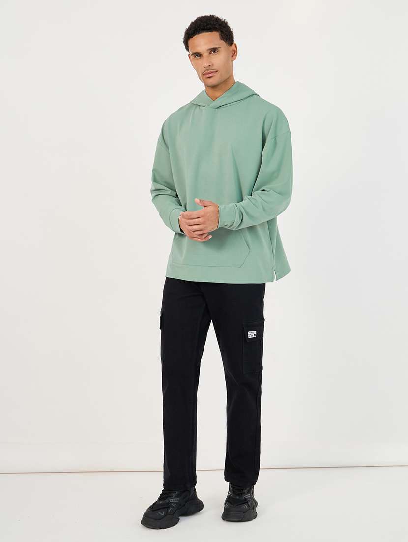 men long sleeves plain sweatshirt - 21692592 -  Standard Image - 2