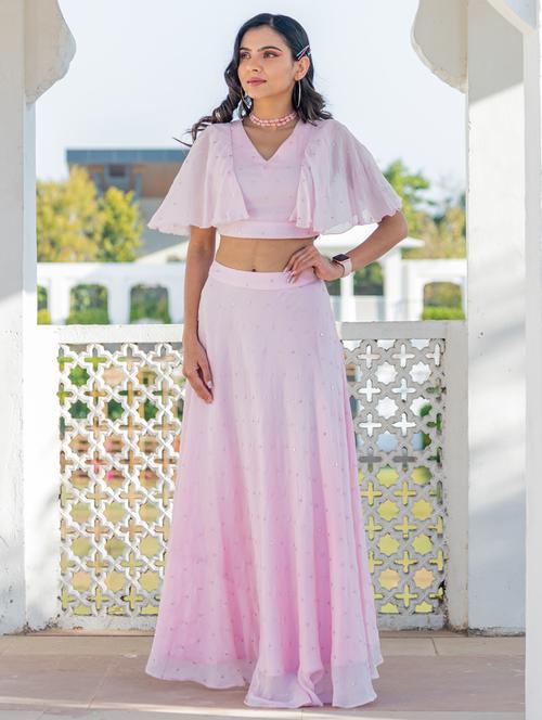 women rosewater v-neck fusion set - 21692645 -  Standard Image - 0