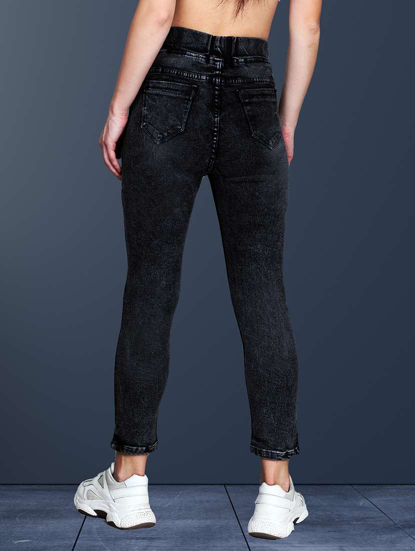 women solid mid rise slim fit jean - 21692938 -  Standard Image - 2