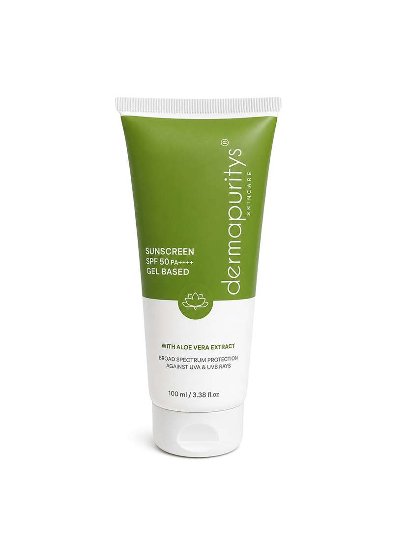 derma puritys sunscreen spf 50 gel based with aloe vera extract - 21693215 -  Standard Image - 2