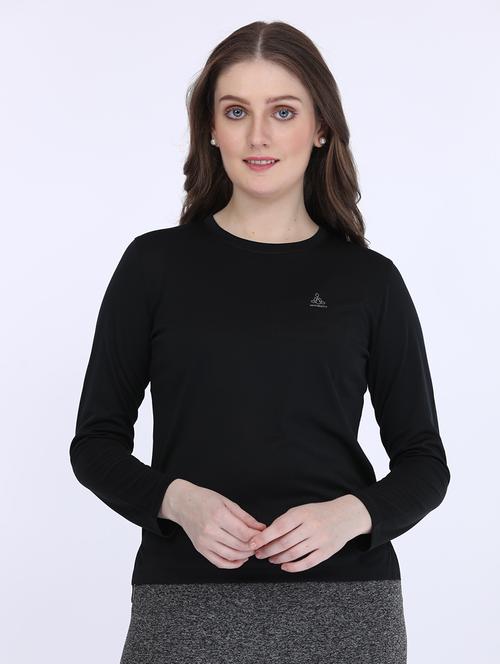 women round neck long sleeve t-shirt - 21693610 -  Standard Image - 0