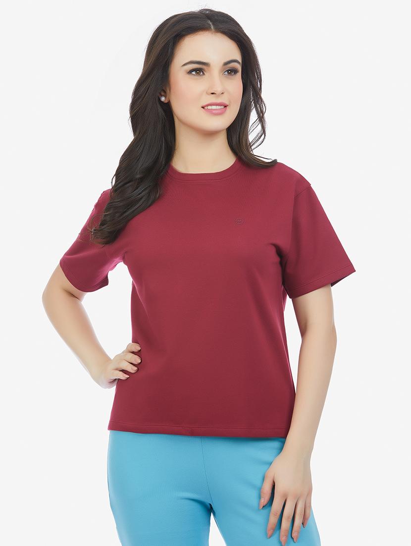 women round neck short sleeve t-shirt - 21693619 - Zoom Image - 0