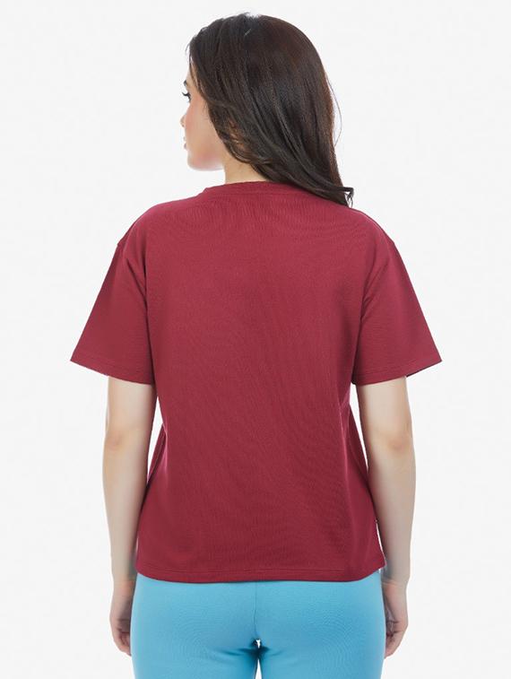women round neck short sleeve t-shirt - 21693619 - Standard Image - 2