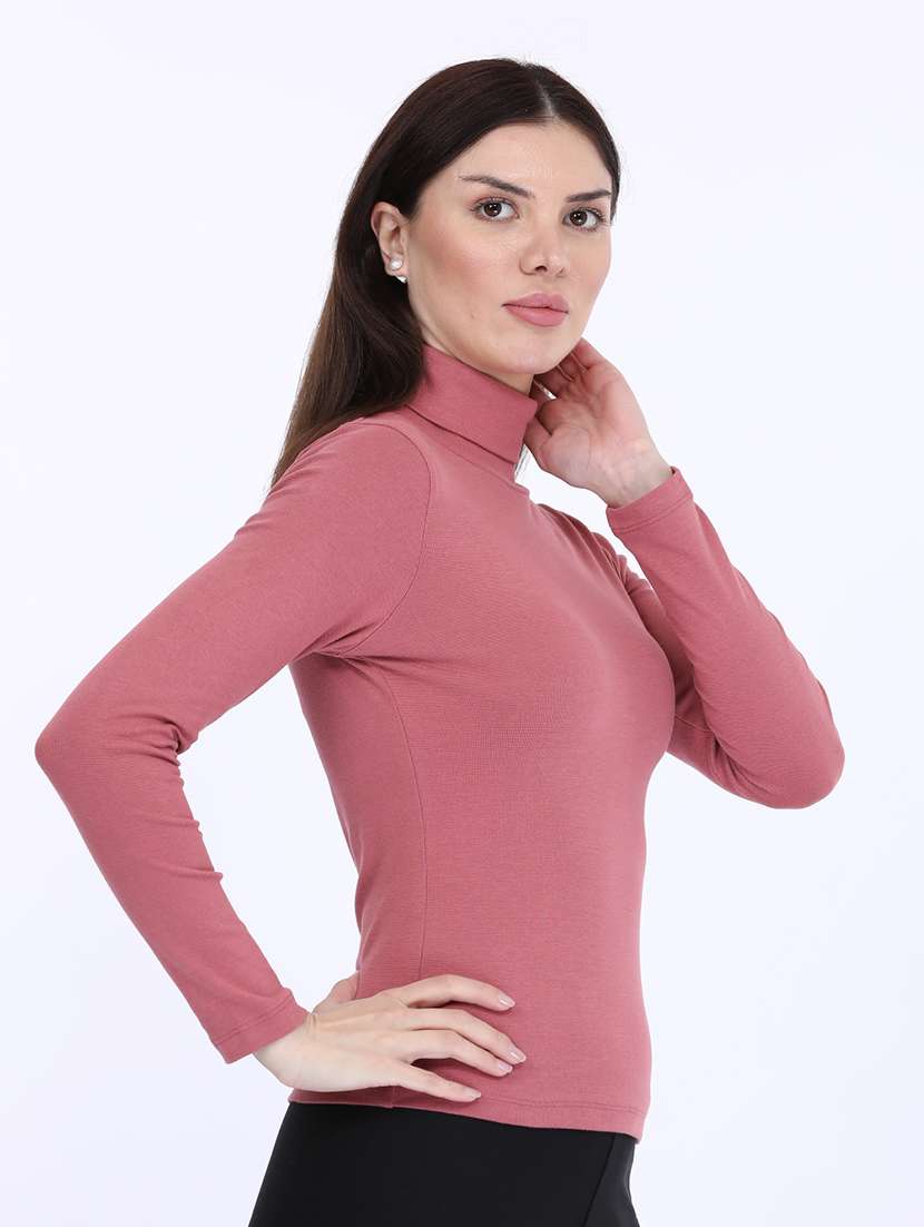 women solid long sleeve t-shirt - 21693625 -  Standard Image - 2