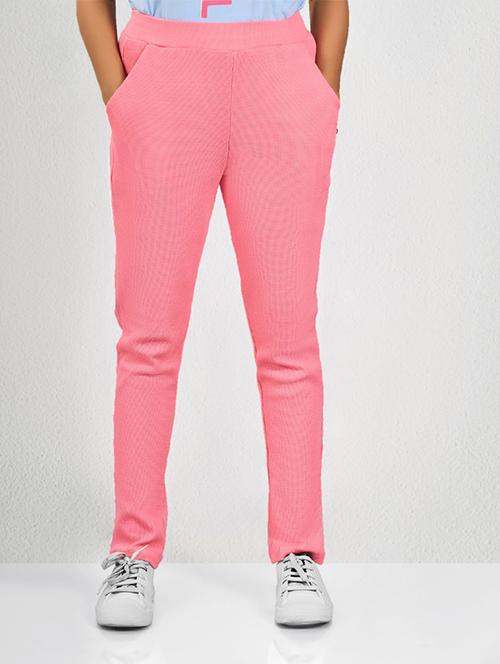 women solid mid rise track pant - 21693638 - Standard Image - 0
