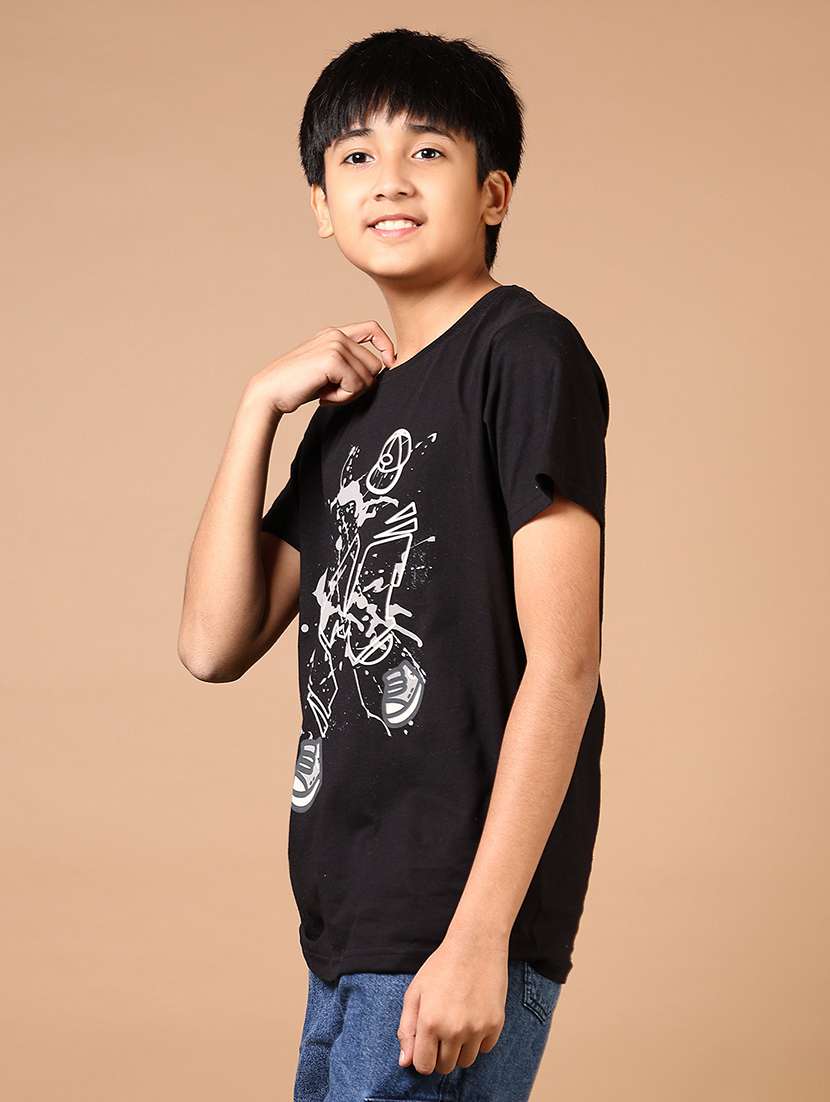 boys printed short sleeve t-shirt - 21693687 - Standard Image - 2