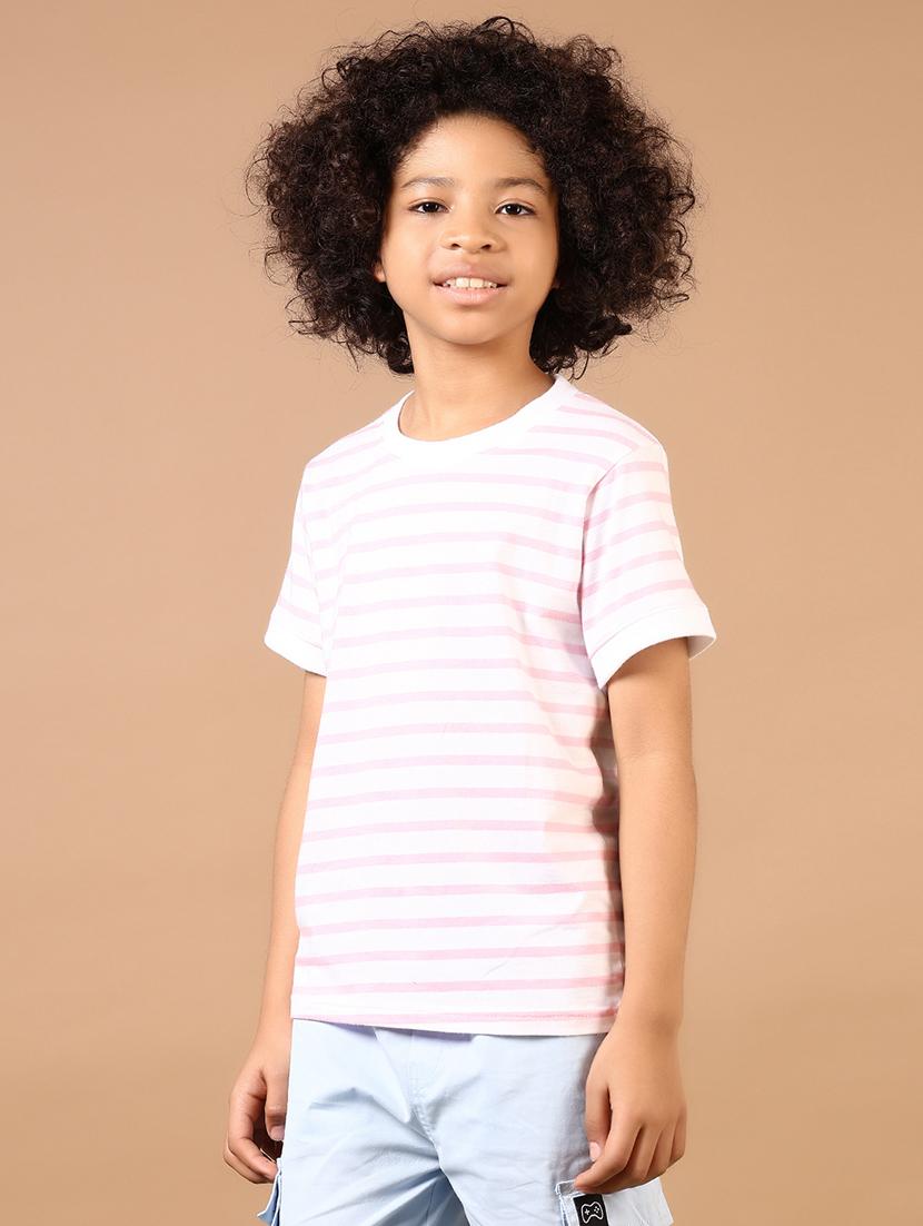 boys striped short sleeve t-shirt - 21693695 - Standard Image - 2