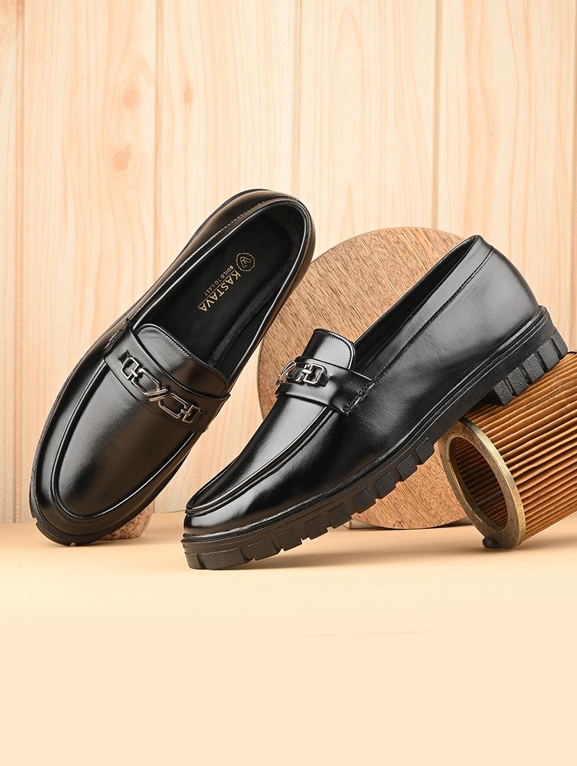 men slip on horsebit platform loafers - 21694676 - Zoom Image - 0