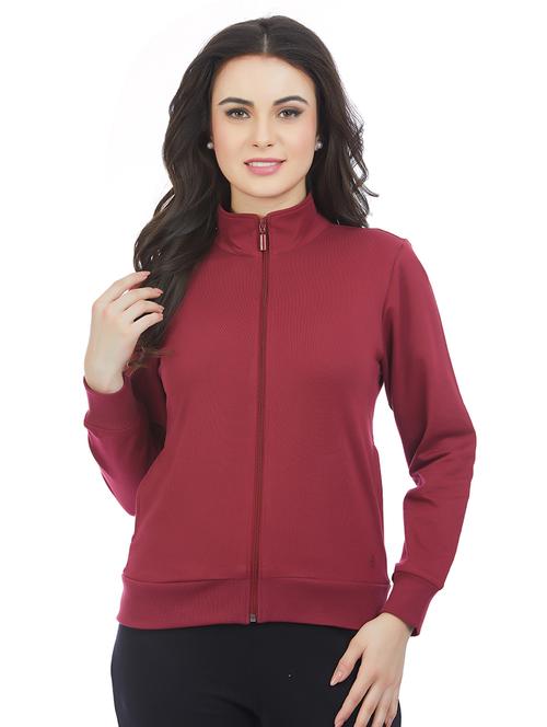 women solid long sleeve sweatshirt - 21694733 - Standard Image - 0