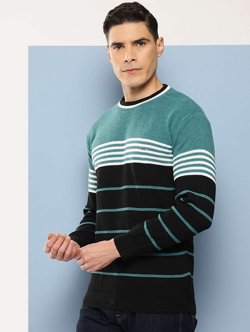 men crew neck striped pullover - 21694833 -  Standard Image - 2