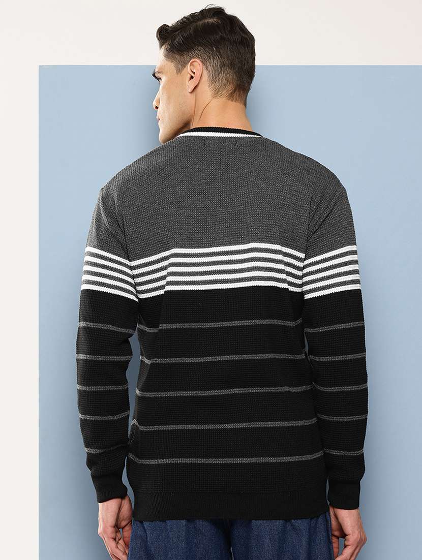 men crew neck striped pullover - 21694834 -  Standard Image - 2