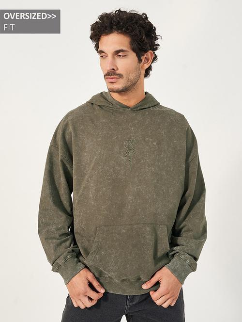 men long sleeves acid washed sweatshirt - 21695069 -  Standard Image - 0