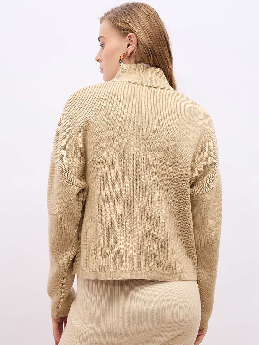 women acrylic long sleeve cardigan - 21695363 -  Standard Image - 2