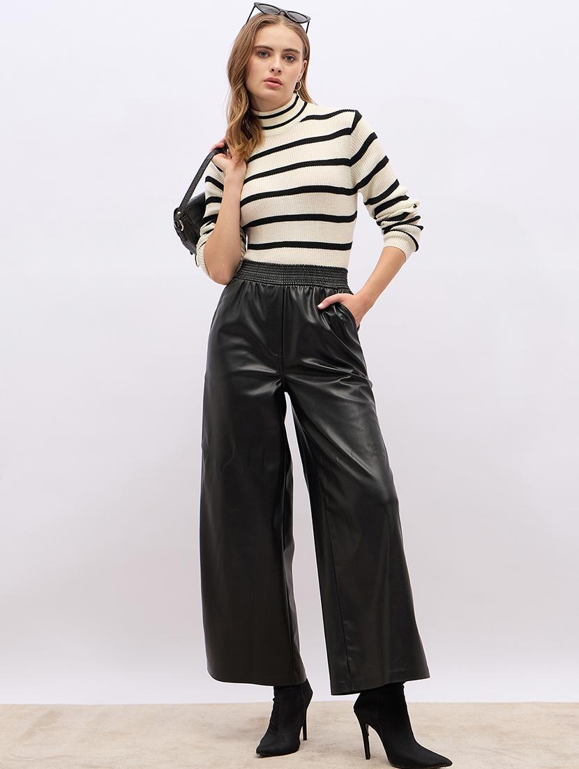 women acrylic long sleeve pullover - 21695397 - Standard Image - 2