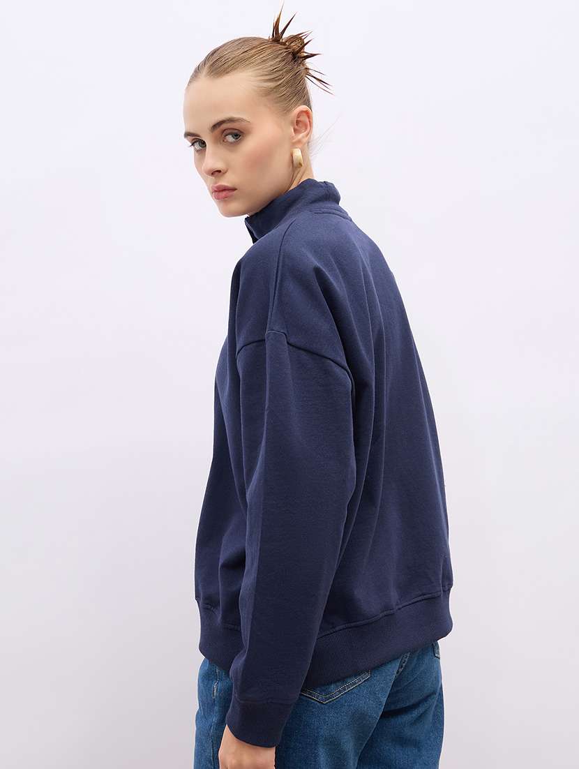 women long sleeves plain sweatshirt - 21695424 -  Standard Image - 2