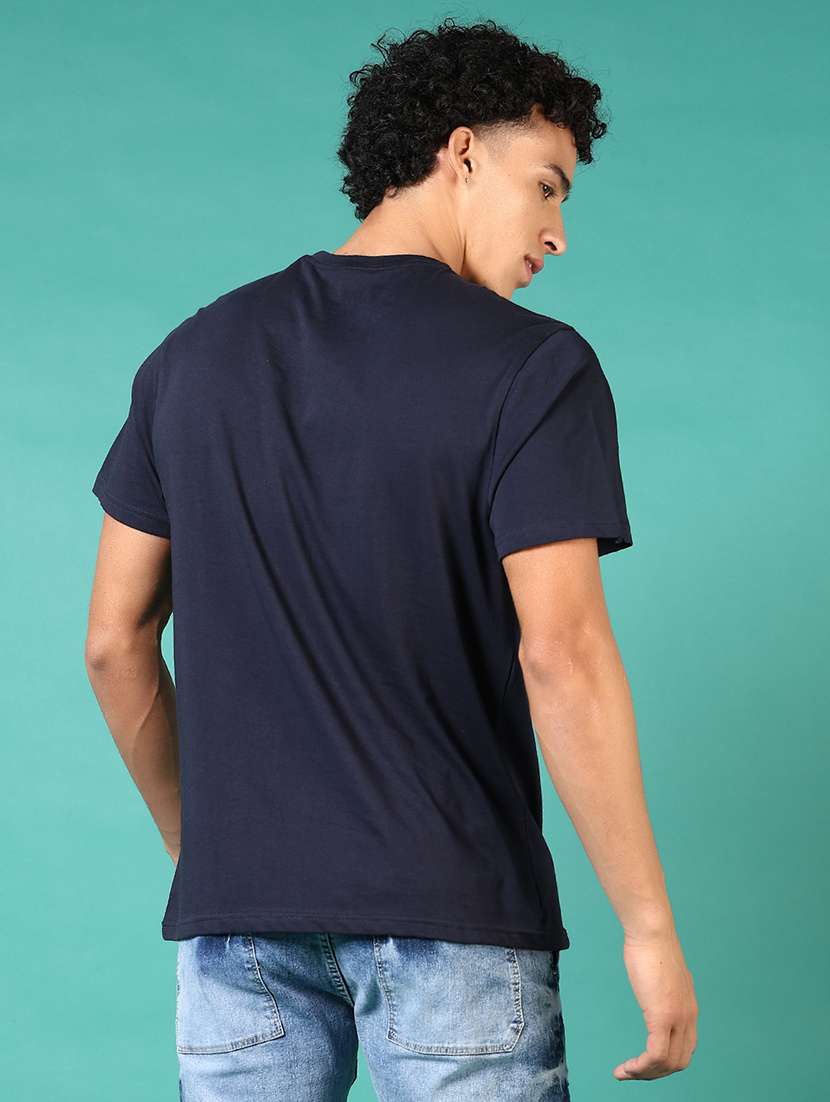 men front print short sleeve t-shirt - 21695607 -  Standard Image - 2