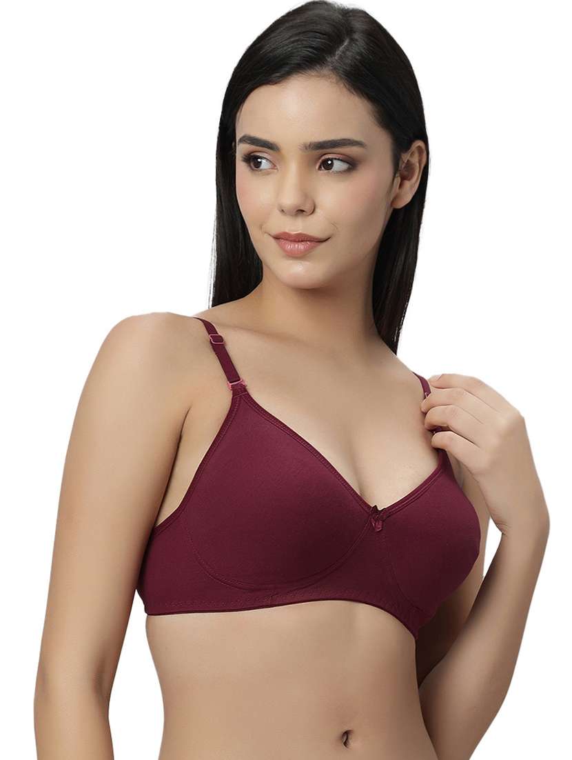 women pack of 2 solid t-shirt bra - 21695864 -  Standard Image - 2