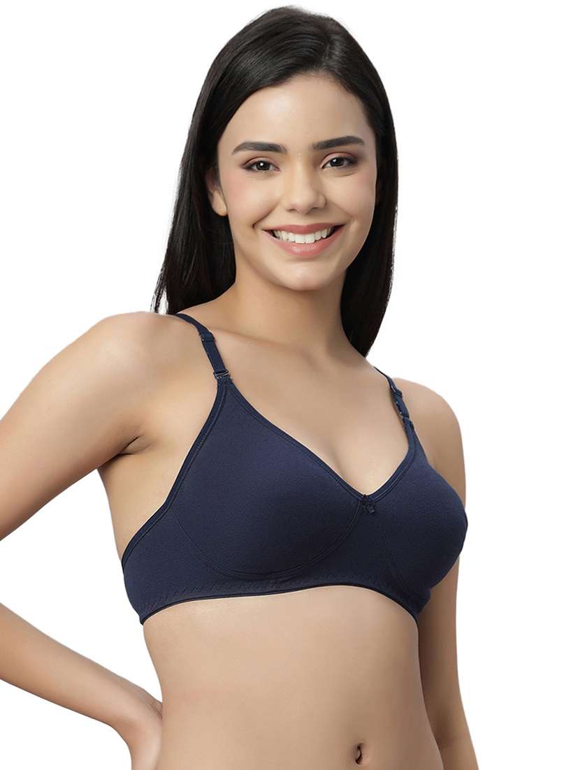 women pack of 2 solid t-shirt bra - 21695865 -  Standard Image - 2