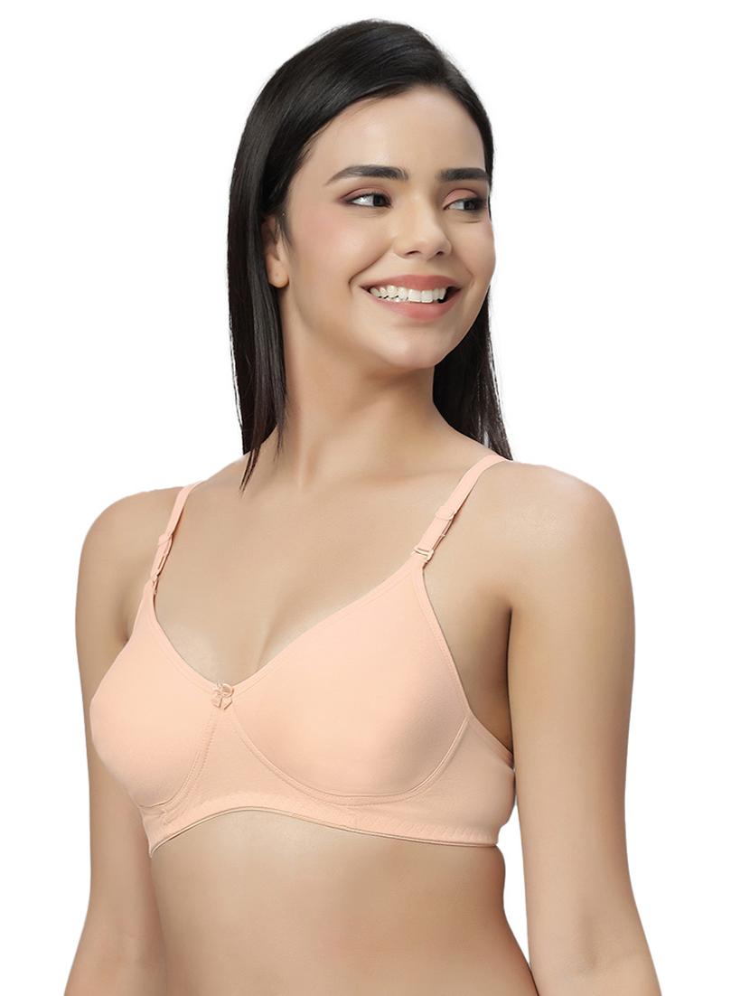 women pack of 2 solid t-shirt bra - 21695866 - Standard Image - 2