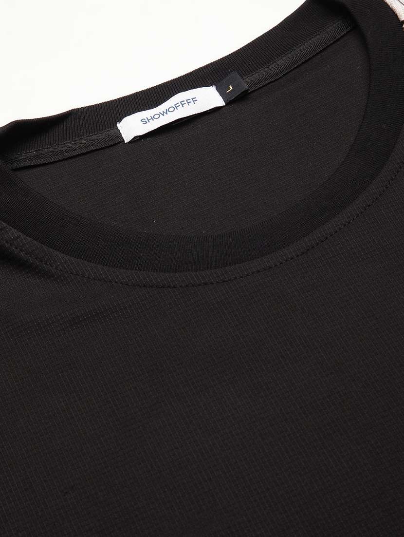 men solid t-shirt & short co-ords set - 21695998 -  Standard Image - 7