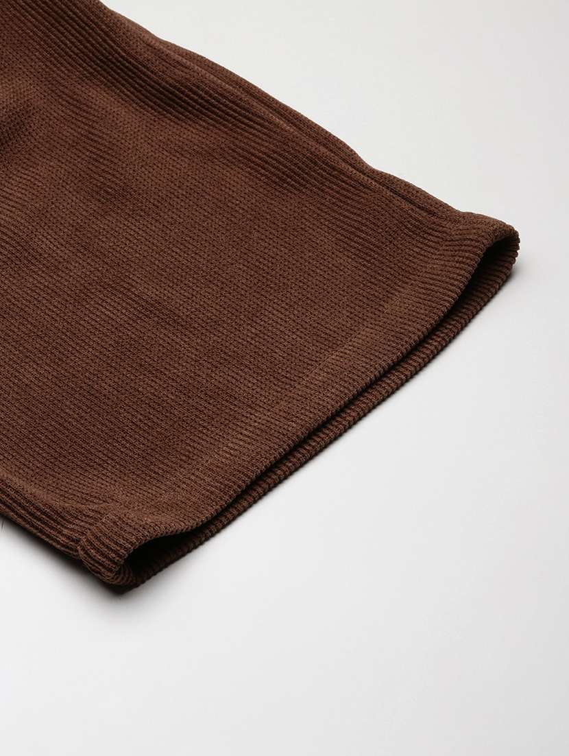 men solid regular fit full length track pants - 21696009 -  Standard Image - 7