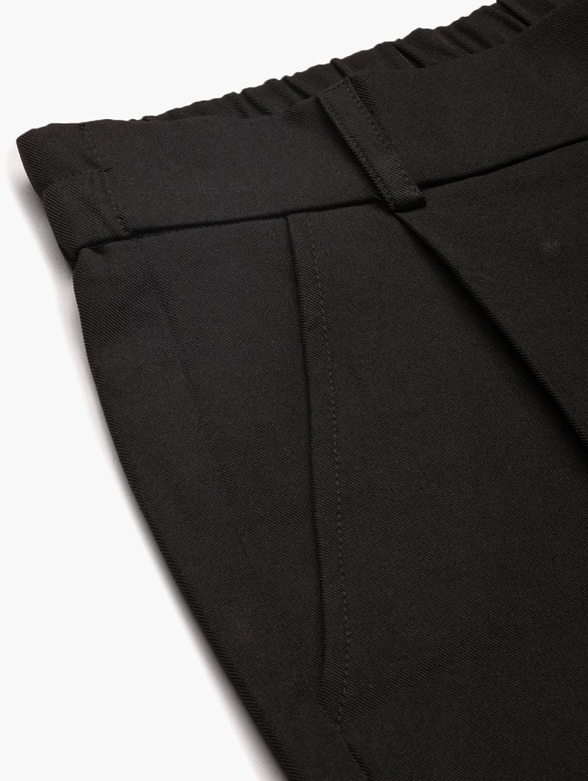 men black solid ankle length korean pants - 21696011 - Standard Image - 7