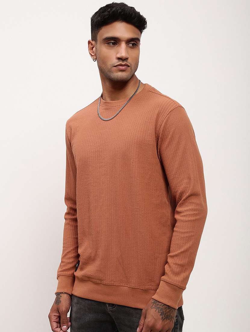 men solid long sleeve sweatshirt - 21696064 - Standard Image - 2