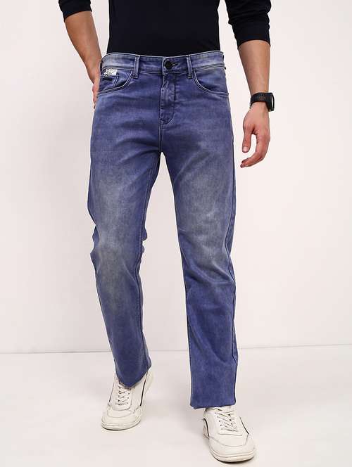 men blue low rise full length jean - 21696166 -  Standard Image - 0