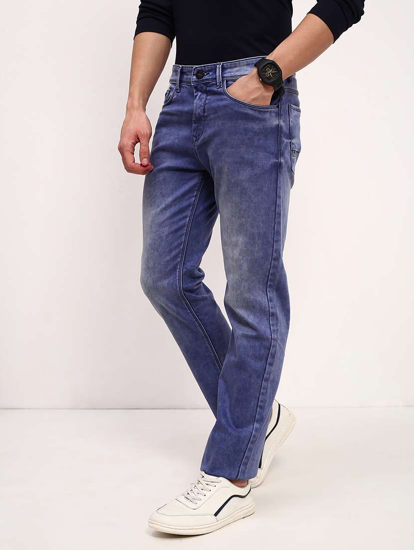 men blue low rise full length jean - 21696166 -  Standard Image - 2
